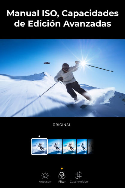 HOVERAir X1 PROMAX Action Cam – 8K Drohne mit 10+ Flugmodi, 42 km/h Verfolgung, OmniTerrain, Rückkollisions-Erkennung (Rad-Kombo)