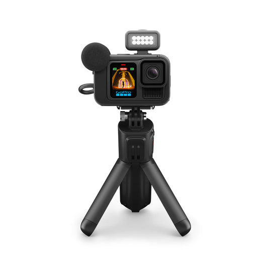 GoPro HERO13 Black Creator Edition – inkl. Volta Griff, Media Mod, Light Mod, Enduro-Akku, Magnethalterung & Tragetasche