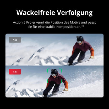 DJI Osmo Action 5 Pro Diving Combo – 4K Actioncam mit 60 m Tauchgehäuse, Dual OLED-Touchscreens, Druckmesser & Farbsensor für echte UW-Farben