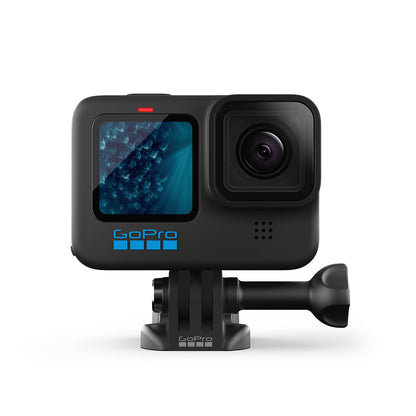 GoPro HERO11 Black Bundle – inklusive HERO11 Black Kamera, Kopfband + QuickClip und Enduro-Akku (insgesamt 2)