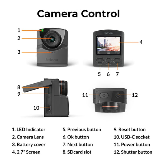 Brinno TLC2020 Outdoor-Kit – Zeitrafferkamera mit IP67-Gehäuse, Halterung, HDR, langer Akkulaufzeit & flexibler Programmierung, einfach bedienbar