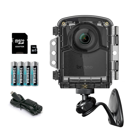 Brinno TLC2020 Outdoor-Kit – Zeitrafferkamera mit IP67-Gehäuse, Halterung, HDR, langer Akkulaufzeit & flexibler Programmierung, einfach bedienbar