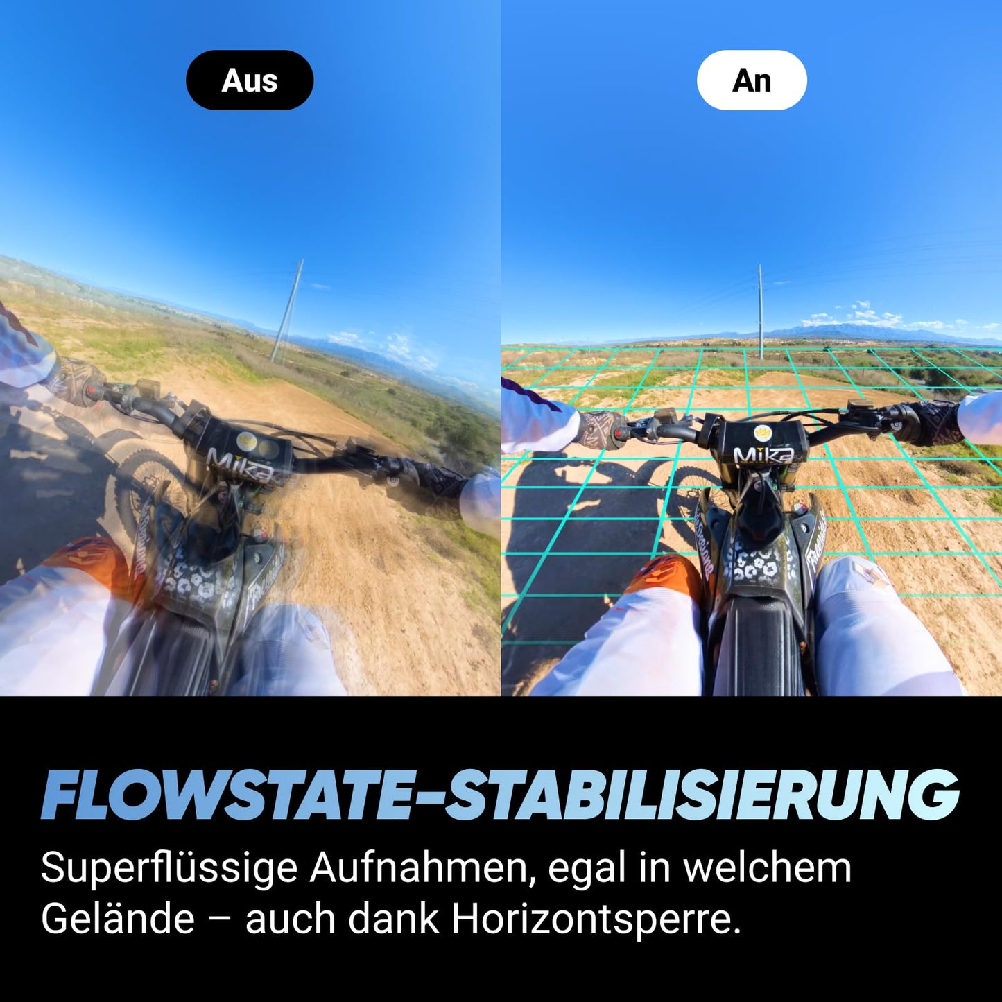 Insta360 X4 Motorrad Lenker Kit – 8K 360° Actioncam, 4K Weitwinkel, wasserdicht, unsichtbarer Stick, Objektivschutz, KI-Editing, ohne microSD