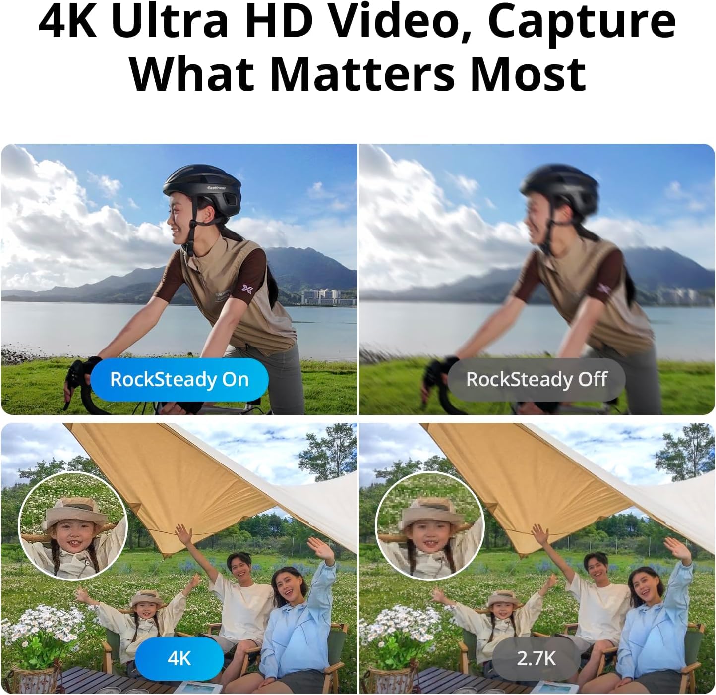 DJI Osmo Action 5 Pro Adventure Combo – 4K Actioncam, 1/1,3" Sensor, 12 Std. Akkulaufzeit (3 Akkus), Dual OLED-Touchscreens, ideal für Reisen & Vlogs
