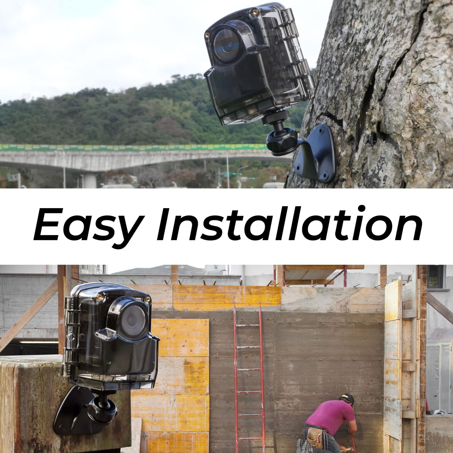 Brinno TLC2020 Outdoor-Kit – Zeitrafferkamera mit IP67-Gehäuse, Halterung, HDR, langer Akkulaufzeit & flexibler Programmierung, einfach bedienbar