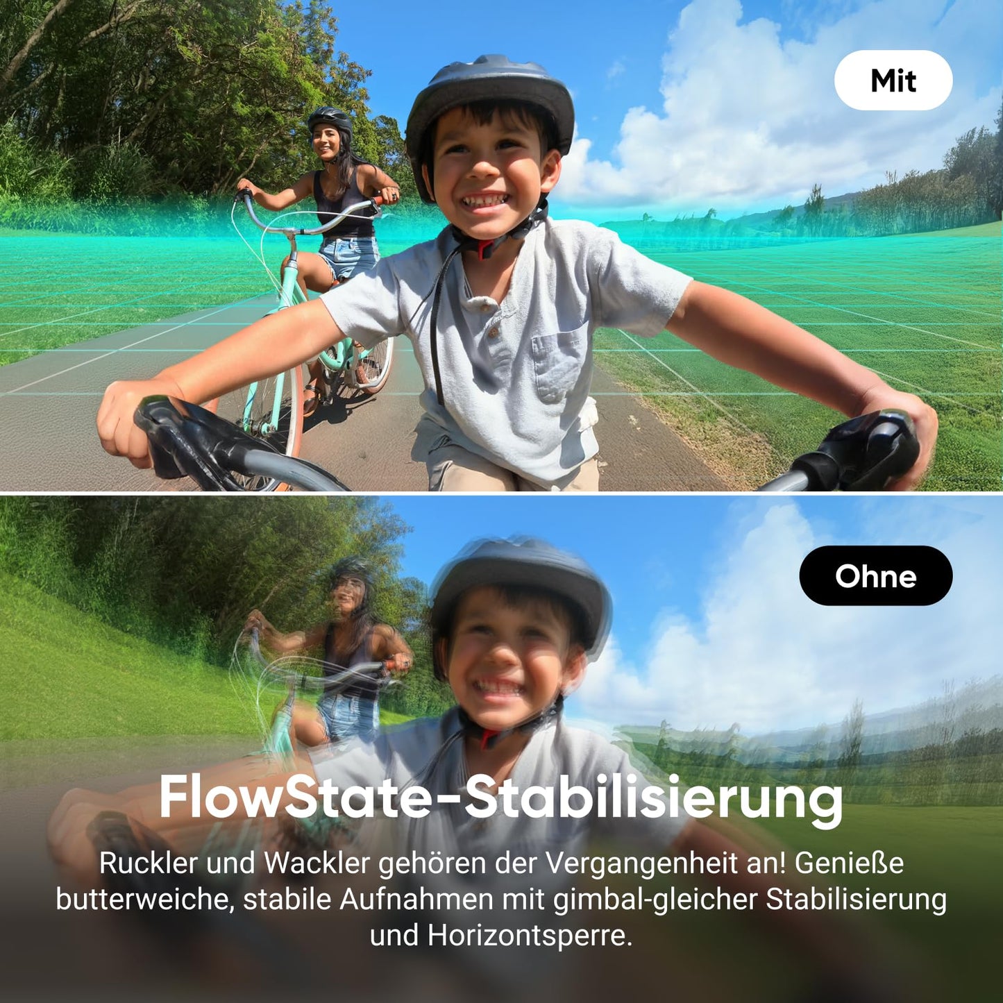 Insta360 GO 3S 128 GB – 4K Mini-Cam, freihändig tragbar, 140 min Akku, 10 m wasserdicht, Stabilisierung, KI-Editing, Apple Find My, ideal für Vlogs