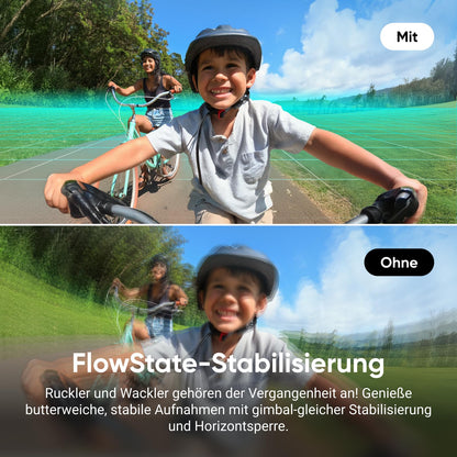 Insta360 GO 3S 128 GB – 4K Mini-Cam, freihändig tragbar, 140 min Akku, 10 m wasserdicht, Stabilisierung, KI-Editing, Apple Find My, ideal für Vlogs